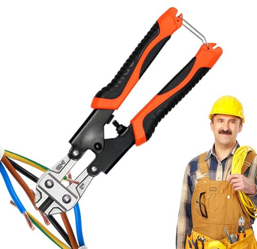 Tagliavi Robusto | Cesoia Pesante Per Cavo In Acciaio,Maniglia Ergonomica Industriale per Recinzione Terrazza Balaustra Giardinaggio Bulloni Altro