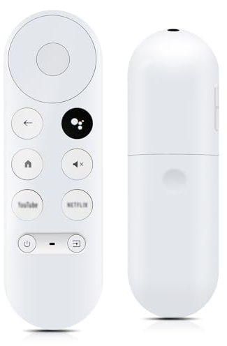 Télécommande vocale pour Google Chromecast, G9N9N Télécommande de rechange pour Google TV G9N9N GA01409 GA01919 GA01920 GA01923 GA02463 GA02464