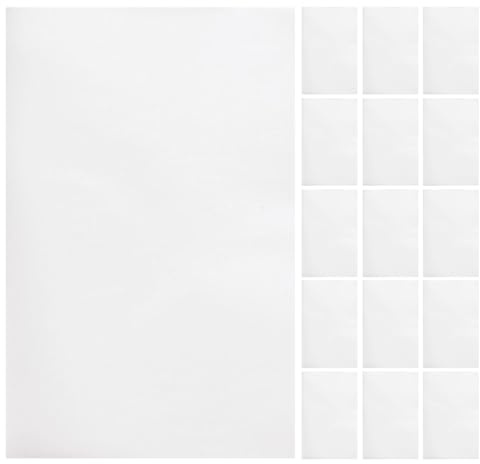 Healifty 200Pcs Cake Roll Partition Paper Sheets Greaseproof Food Liner Sheets 5.91 X 3.94In Non Stick Wrapping Sheets for Sandwiches Burgers Takeout Oven Use