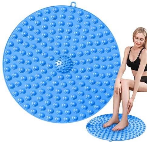 Coussin de Point de Pression - 21,65 Pouces Coussin de Massage pour Salle de Bain, Rose, Bleu Et Violet, Tapis Antidérapant, Particulièrement Confortable, Léger Et Facile À Porter | Planche De