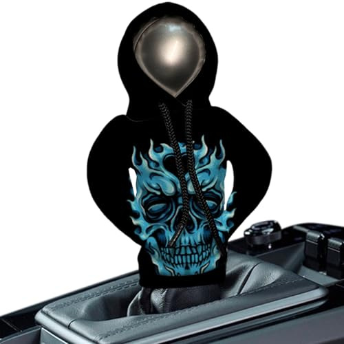 Skeleton Gear Shift Hoodie, Gear Shift Hoodie Halloween,Lustige Schaltknaufhülle | Skelett-Auto-Gangschaltung-Hoodie-Dekoration, lustige Totenkopf-Gangschaltungsabdeckung für Auto-Innen-Gadgets