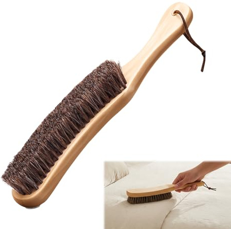 LgCiXli Profi Wollwalk Bürste | Premium Kleiderbürste für Wolle, Leder & Hüte | Schonende Textilpflege & Fusselentfernung | Ergonomisches Design für Maßkleidung, 27x 3.5cm
