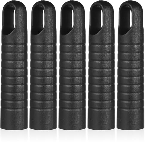HOMOCONO Broom Handle Grip with Hanging Hole Mop Cap Replacement 5pcs Easy Installation and Damage Resistant for Brooms and Cleaning Tools, for Home Use Cleaning Tasks