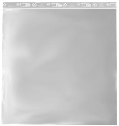Lot de 500 sachets 400 x 400 mm fermeture zip Transparent. Sachet fermeture zip 40 x 40 cm 50u sac plastique compatible alimentaire et congélation de marque UNIVERS GRAPHIQUE REF UGZ400400