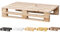 Panca di pallet levigata e piallata – per interni ed esterni poltrona/panchina per patio (80 x 48 cm, finitura grezza).