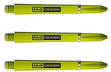 Winmau MvG Design Grün Medium Nylon Dart Stems - 1 Sätze pro Packung (3 Schäfte insgesamt)