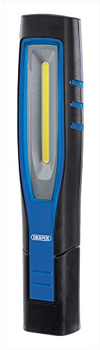 Draper COB/SMD LED Rechargeable Inspection Lamp, 7W, 700 Lumens, Blue, 1 x USB C