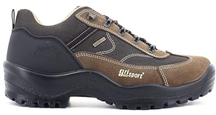 Grisport® Halbschuh Gröden aus Veloursleder mit Cordura® Freizeitschuh Outdoorschuh für Damen & Herren Unisex Arbeitsschuhe wasserabweisend Trekkingschuhe Jagdschuh (Numeric_42)