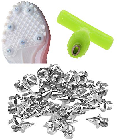 24 Clavos de 7mm para Atletismo en Pista | Pinchos 7mm para Atletismo | Clavos universales de 7mm para Zapatillas de Atletismo | Llave incluida.