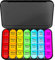 Doruimi Weekly Pill Box Organiser, Small Pill Box 7 Day 4 Times A Day, with 28 Copartments to Hold Plenty of Medication, Vitamins and Supplements