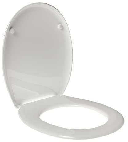 Copriwater per KERAMAG KIWA AVVOLGENTE TERMOINDURENTE BIANCO cerniera inox