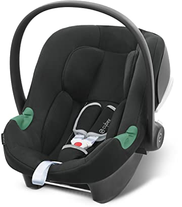 CBX by CYBEX Babyschale Aton B2 i-Size, Ab Geburt bis ca. 24 Monate, Max. 13 kg, Inkl. Neugeboreneneinlage, SensorSafe kompatibel, Schwarz