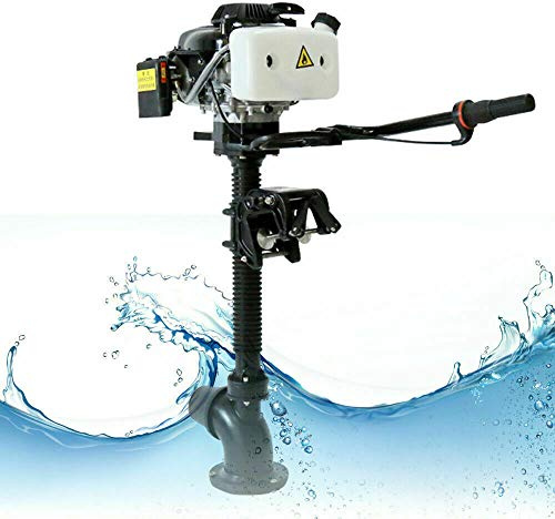 SENDERPICK 4 hk, 4-takts utombordsmotor, bensinmotor, båtmotor, utombordsmotor, vindkylning, 55 cc JET PUMP CDI Boat-motor