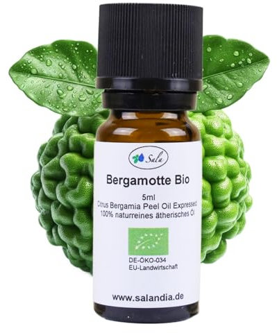 Sala Bergamotteöl ätherisches Öl naturrein BIO kbA - zum Verzehr - 5 ml