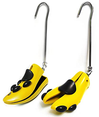 Stiefelspanner für Cowboy-Stiefel, Stiefeldehner für dicke Füße und breite Füße, Cowboy-Stiefel-Stretcher, Schuhdehner, Damen für hohen Spann und breite Zehenbox, Dehnung Arbeitsstiefel, gelb, Medium