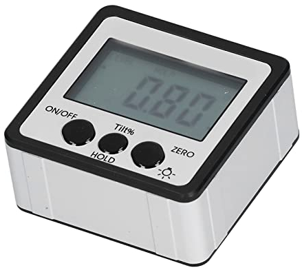 Neigungsmesser, Hintergrundbeleuchtetes Display, Digitaler Winkelmesser für Holzbearbeitungsprojekte, Starker Magnet für die Hausrenovierung