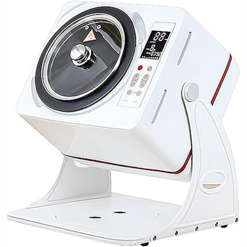 PAILON Machine de Cuisson Automatique Intelligente de 6 L, avec Rotation à 360° et Chauffage intégral 3D, 5 Vitesses réglables, Conservation de la saveur, pour Restaurant à Domicile