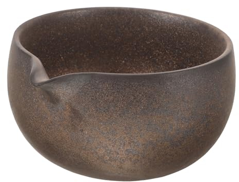 LABRIMP Cuenco de cerámica para matcha taza te matcha tazas te japonesas taza de te chino tazón para batir matcha Vasos tazón de té de cerámica con pico tazón pequeño de matcha bambú Japón