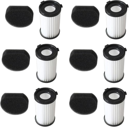 Daaxing Hepa Filter Which Is Washable And Reusable For Akitas Ak585k V8 Vacuum Cleane Replacement Accessory (6pcs)
