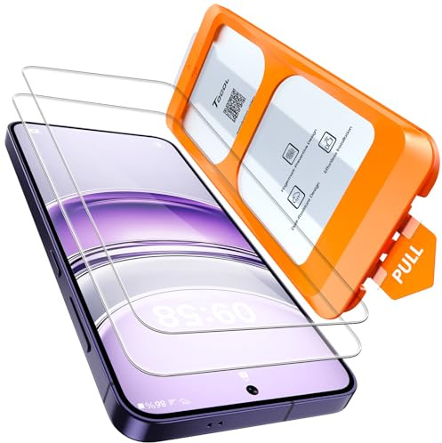 TOCOL 2-pack för Samsung Galaxy S24 skärmskydd 6,2-tums omedelbar installation, 14 fot militärkvalitet okrossbart, 9H+ hårdhet härdat glas HD klart täckningsskydd inga bubblor inget damm