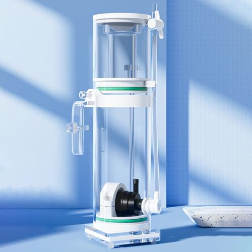 Skimmer per superfici dell'acquario, skimmer proteico per acquari di acqua salata, ideale per la rimozione di olio e detriti, adatto per capacità d'acqua da 2 litri a 90 l