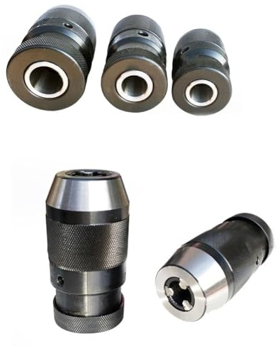 Portabrocas cónico autoajustable para torno, fresadora CNC y prensa de taladro - pinza B10/B12/B16/B18/B22, capacidad 0,5-20 mm, alta (B10)