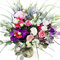Bunter Blumenstrauß mit 7x verzweigter Lisianthus und Eukalyptus # Strauß inklusive Grußkarte # Blumen zum Geburtstag versenden