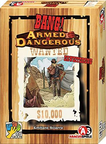 ABACUSSPIELE 38181 - BANG! - Armed & Dangerous , Erweiterung zum Bang! Westernkartenspiel, Orange