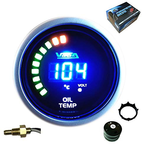 VEGA Manomètre température d'huile 20-150 °C affichage numérique et leds 52 mm marque Française