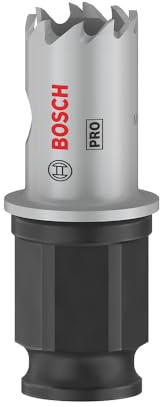 Bosch 1x PRO Sheet Metal Power Change Plus Hole Saw | for Stainless steel sheets, Steel sheets, Ø 16 mm, Professional Accessory Drill Driver