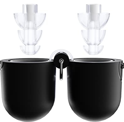 Thone D1 Ear Protection - Transparent & Comfortable Design - Earplugs for Concerts & Parties - with Practical Storage Box