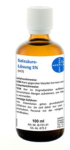 Salzsäure-Lösung 5% I 1x 100 ml