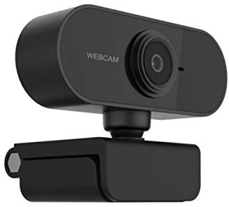 Xiaochen Cámara Web Webcam 1080p Cámara Web HD con micrófono AutoFOCUS USB 2.0 Web CAM PC Desktop Desktop Full HD Web Cámara Foco automático Mini cámara Web (Color : Black)