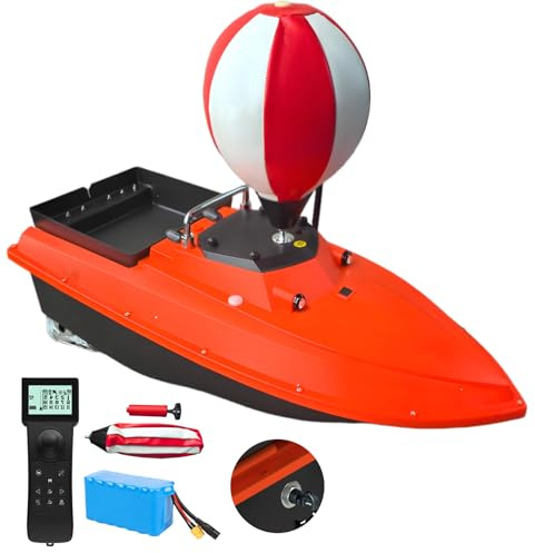 RESEAPRODUCTS High Speed RC Fishing Bait Boat for Ocean Lake Fishing with GPS, 500M Range, 4.5KG Load, Cruise Control