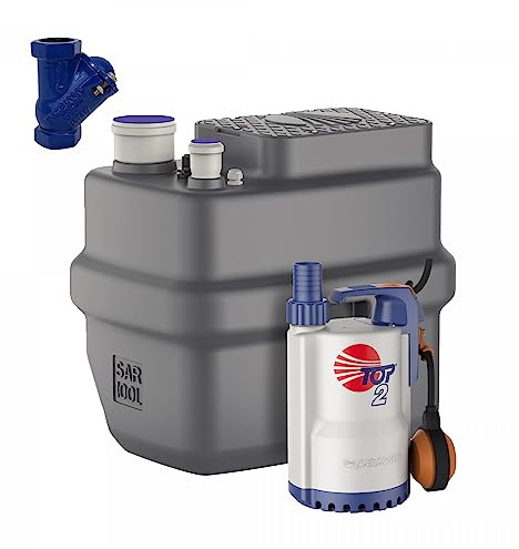 Station De Relevage 100l Pedrollo Sar100top2 Vortex - 220v Avec Clapet Anti-retour 6 M3/h