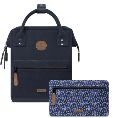 CABAIA Sac à Dos Adventurer Zurich 10L - Ordinateur 10,5 - Déperlant | Bagage cabine · Ouverture grand angle · Système MOLLE pochettes interchangeables · Certifié Vegan · Conçu pour durer