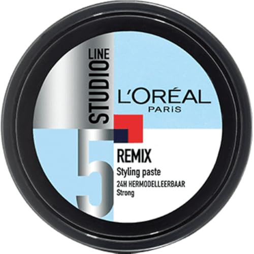 L'Oréal Paris 6er Pack - L'Oreal Studio Line - Haarwachs Remix Remix Strong Hold - 150ml