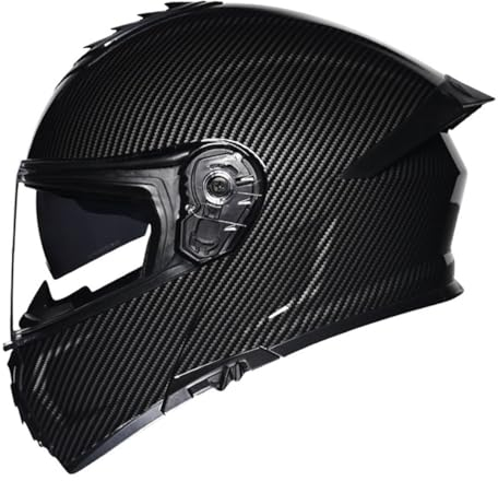 Klapphelm Motorradhelm Für Damen Herren Mit Doppelvisier Integrierter Helm Sturzhelm,Integralhelm Racing Helm ECE Zertifiziert Stoßfester Motocross Helm Vollvisierhelm 8,XL