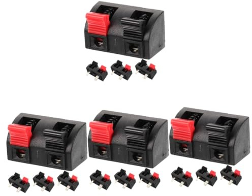 jojofuny 16pcs Way Speaker Connector Car Speaker Wire Stereo Wired Terminal Wire Connectors Terminal