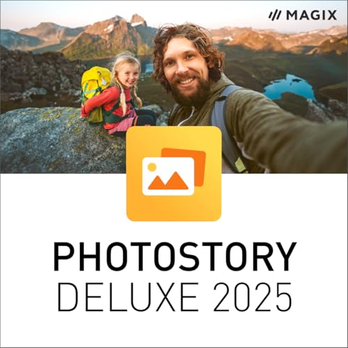 MAGIX Photostory deluxe 2025 - Erinnerungen in Bewegung | Bildbearbeitungsprogramm | Videobearbeitungsprogramm | für Windows 10/11 PC | 1 PC Volllizenz für 2 Geräte