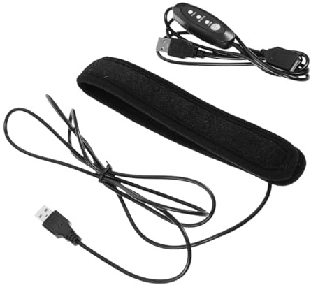 Linsenheizung USB 150cm Neopren Schwarz Dc 5v, Objektiv Heizung | 3 Temperaturstufen, Temperatur Einstellbar, für Teleskoplinse und Kameralinse, Kondensation Wärme