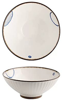 LKSGJSNB Ceramic Bowl,Ceramic Bowls, 21.1 Oz Stackable Cereal Bowls, Salad, Rice, Pasta Or Soup Bowls, Heat and Cold Resistant Porcelain(C)