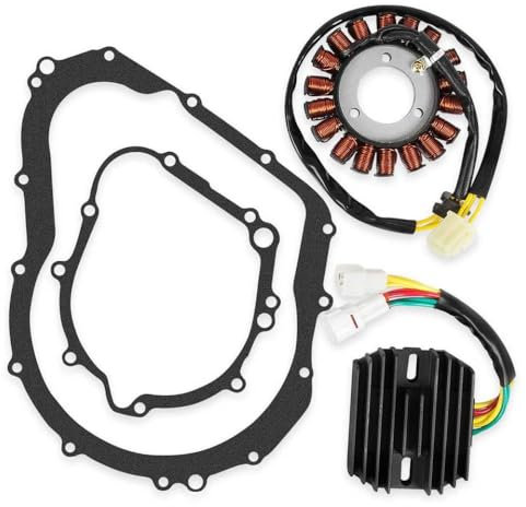 DWOGCEBX Stator- und Regler -Gleichrichterkit mit Dichtung mit GSXR 600 750 Modellen von 2006 bis 2012 kompatibel