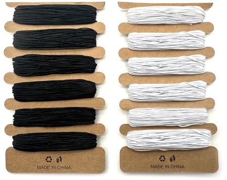 Gummiband für Armbänder 1mm x 100m Elastisches Band Armband Schnur Gummiband Elastisch Faden Gummischnur für Armbänder DIY
