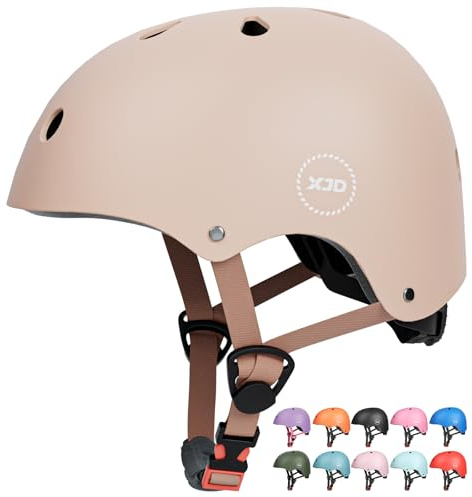 XJD Kids Helmet Toddlers Bike Helmet Age 3-13 Years Adjustable Skateboard Helmet for Cycle BMX Scooter Roller Skating for Children Boys/Girls