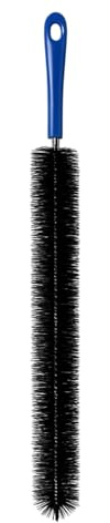 78cm Radiator Cleaner Brush Flexible Long Cleaning Duster with Plastic Handle Radiator Cleaner Brush for Gridded & Non-Gridded Heater Washing Machine etc (Pack of 1)