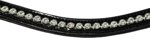 Hans Melzer Horse Equipment Kandarenreithalfter Aachen/Wiesbaden LACK schwarz/silber, schwarz, schwarz/silber/schwarz unterlegt, Vollblut