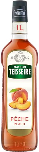 Sirope de melocotón 1L Mathieu Teisseire