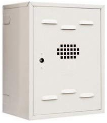 Cassetta Con Per Protezione Gas Preverniciata Bianca Cm 50 X 40 X 25 Diankamin