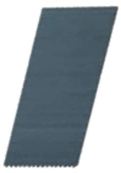 Spatole Dentate Rettangolari Mm 100 Set 2 Pezzi